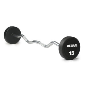 Rebar Urethane Edged Barbell